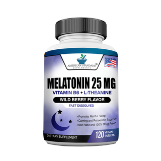 Melatonin with Vitamin B6 & L-Theanine - American Standard Supplements