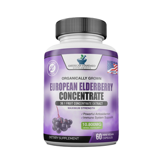 Organic Elderberry 10,800 mg - American Standard Supplements