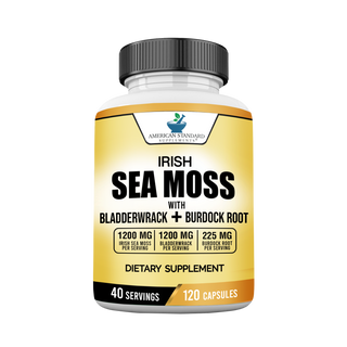 Irish Sea Moss with Bladderwrack and Burdock Root - American Standard Supplements