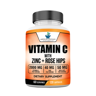 Vitamin C + Zinc + Rose Hips - American Standard Supplements