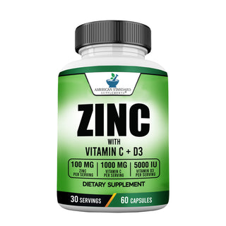 Zinc + Vitamin C + Vitamin D3 - American Standard Supplements