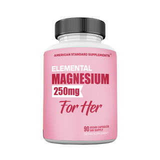 Magnesium Glycinate 250mg for Her - American Standard Supplements