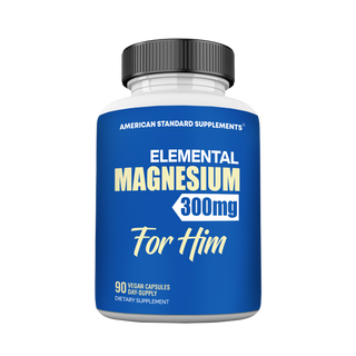 Magnesium Glycinate 300mg for Him - American Standard Supplements