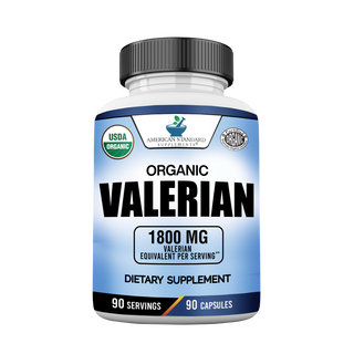 Organic Valerian Root 1800mg - American Standard Supplements